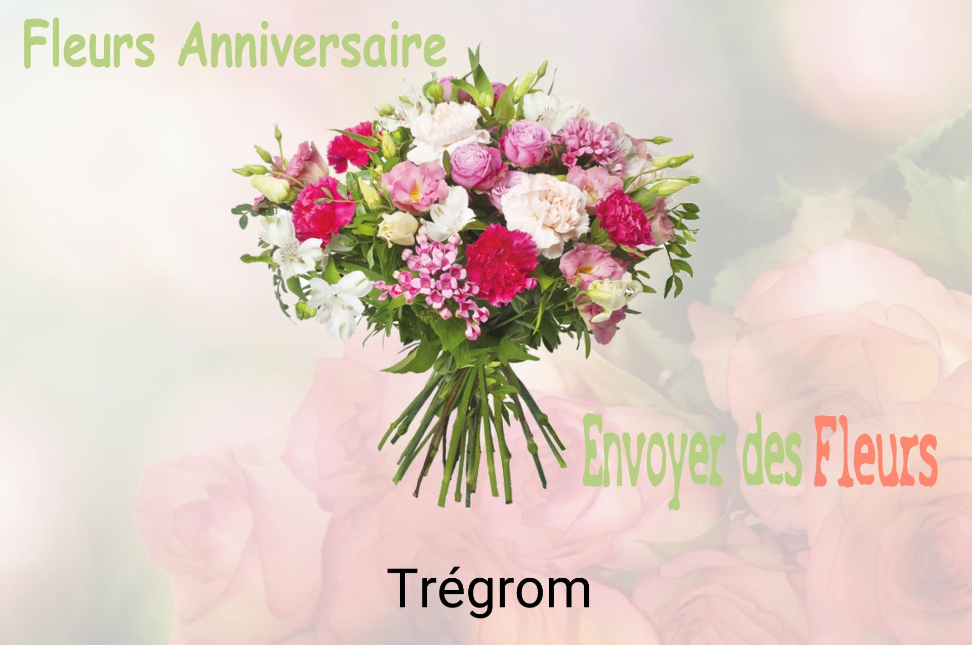 Bouquet de fleurs d’anniversaire livré à Trégrom